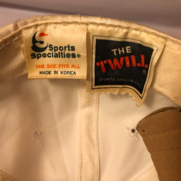 Vintage Sports Specialties NFL Philadelphia Eagles White Script Snapback Hat - Picture 6 of 9